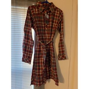 NWT Flannel dress